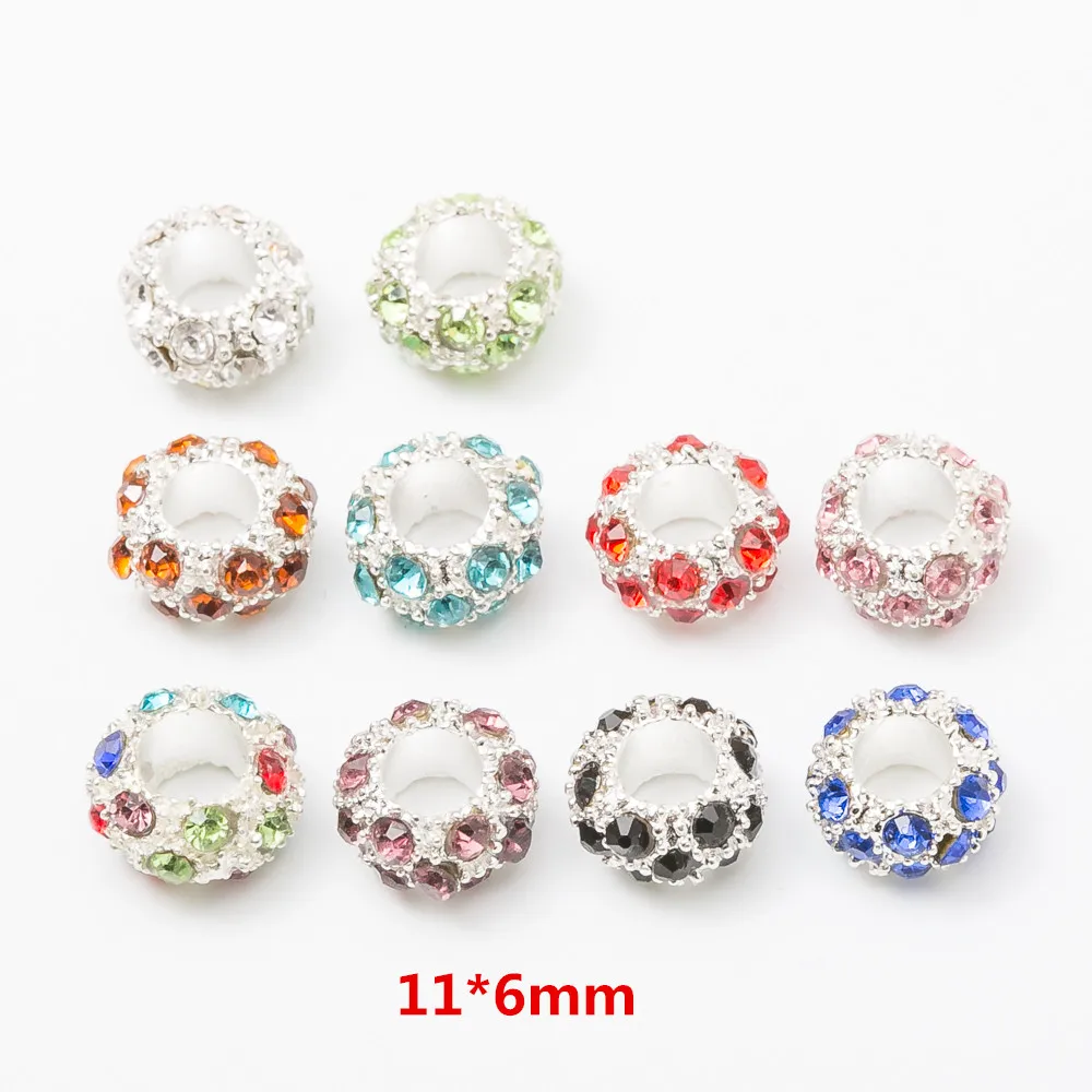 10Pcs/Lot  Silver Plated Charms Beads European DIY Beads Fit Pandora Charms Bracelets & Bangle Fashion Jewelry js1021