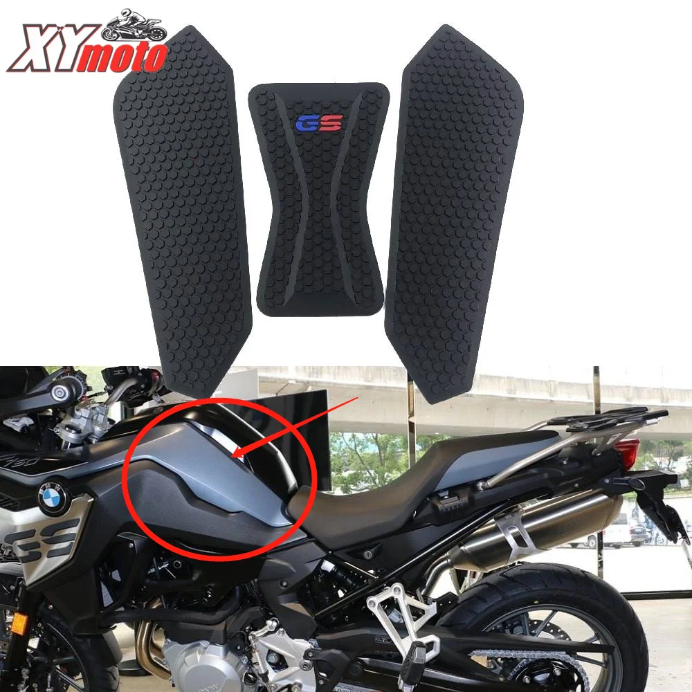 Motorcycle Tank Pad Sticker For BMW F750gs F850gs Oil tank Protector 18-20 Anti slip tank grip Decals