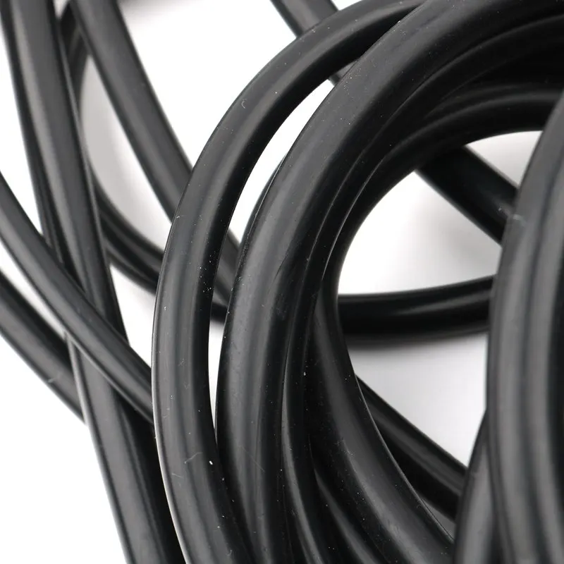 1M Black Silicone Tube 3~38mm Flexible Rubber Hose Thickened Heat Resistant Air Pump Line