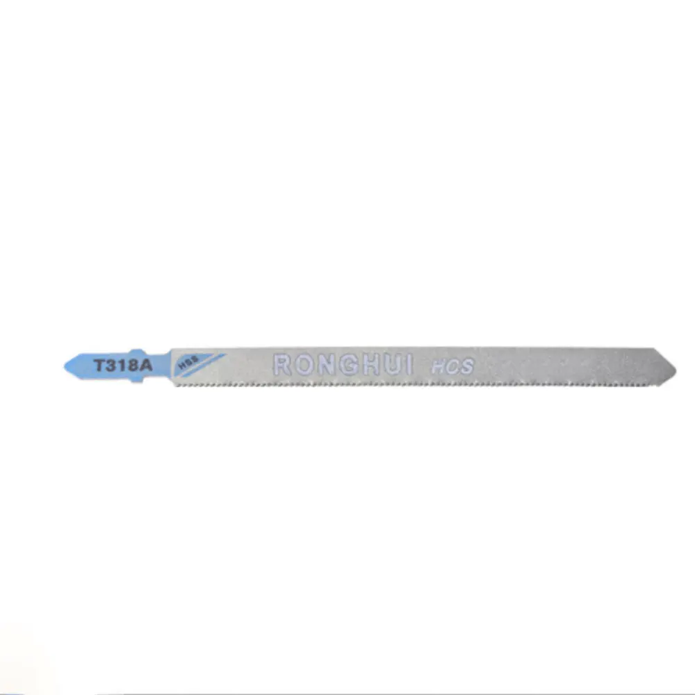 5pcs T318A Saw Blades HCS Curved Extra Long Jigsaw Blades for Metal Cutting Reciprocating Saw Blade Powerful Metalworking Tool