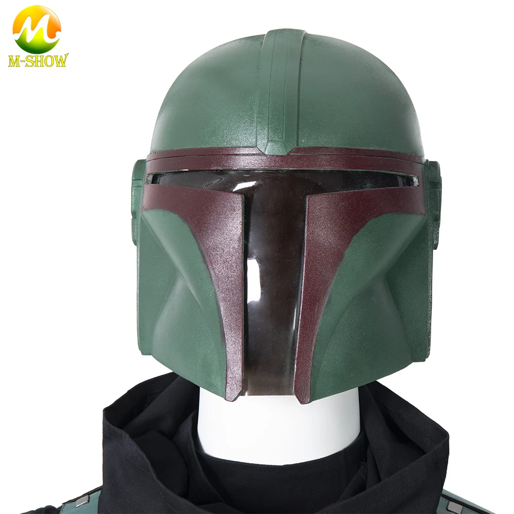 Superhero Boba Fett przebranie na karnawał mężczyźni zbroja garnitur z hełmem Halloween strój dla dorosłych mężczyzn wykonane na zamówienie