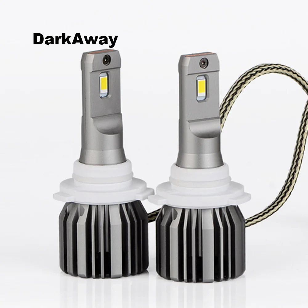

Светодиодная автомобильная лампа DarkAway 9005 HB3, лампа для светильник ников H7 H4 H11 9006 HB4 H1 H13 9004 9007, автосветильник 30 Вт 3300Lm, мини головная лампа 6500 К, белая