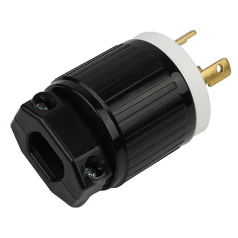 Black UL L6-30P L6-30R US 30A Outdoor Extension Industry Receptacle Connector America Tripolar male female locked plug socket