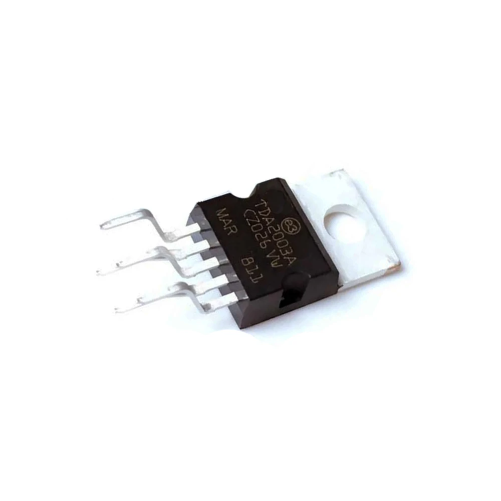 10Pcs/Lot TDA2003 TDA2003A TO-220-5 Linear Audio Amplifier Short-Circuit  Thermal Protection IC New Original TO220-5