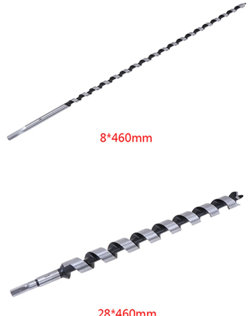 8*460mm 24*460mm Twist drewna wiertła do metalu Sarbon Steel wiertła narzędzia do obróbki drewna 1 sztuk — zdjęcie 3