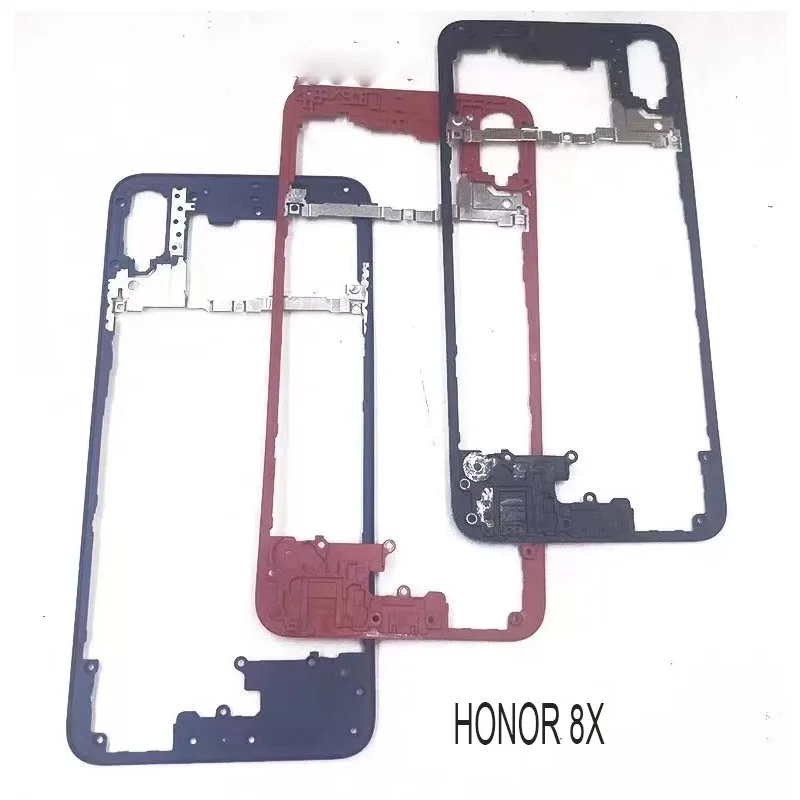 For Huawei Honor 8X Front Bezel Middle Rear Back Frame Plate Housing Faceplate LCD Supporting