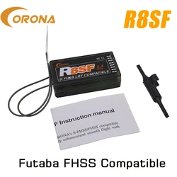 Corona 2.4GHz R8SF S-FHSS/FHSS 8 Channels Receiver Compatible With FUTABA T6 14SG