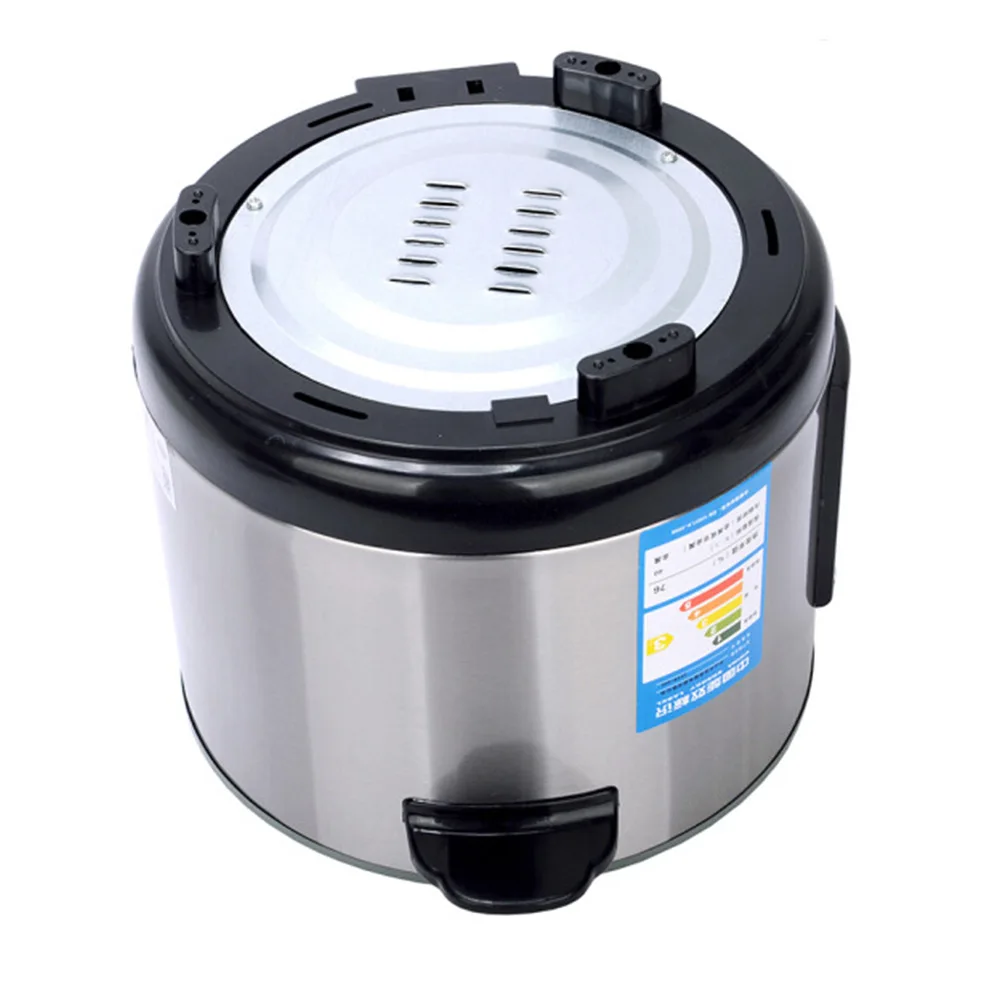 6L Household Rice Cooker Stainless Steel Multi Cooker Thickened External Steel Steamer Rice Cooker