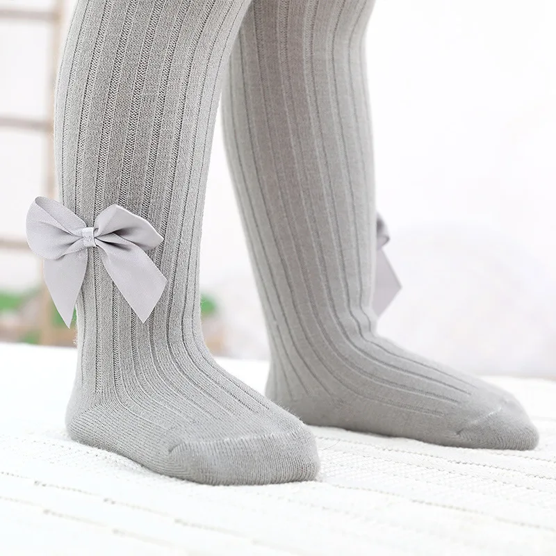 Girls tights Winter Pantyhose baby infant child thick warm Stockings Bowknet Kids Tights  baby panty maillot