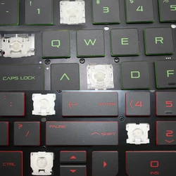 Replacement Keycap Key cap &Scissor Clip&Hinge For HP OMEN 15-BS CC CD CB BW CK BU 15Q-BD 17G-BR 17-BS 17-AR 15-DH C143 Keyboard
