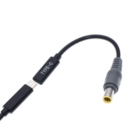 USB Type C Female to 7.9 X 5.5mm Male Plug Connector USB C Power Adapter Converter Laptop Charging Cable Cord for Lenovo Charger