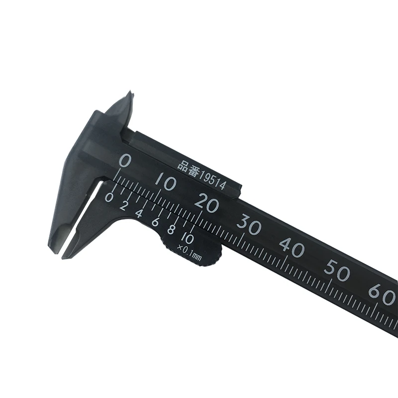 Shinwa Japan portable mini vernier caliper plastic resin dial high precision stationery measurement