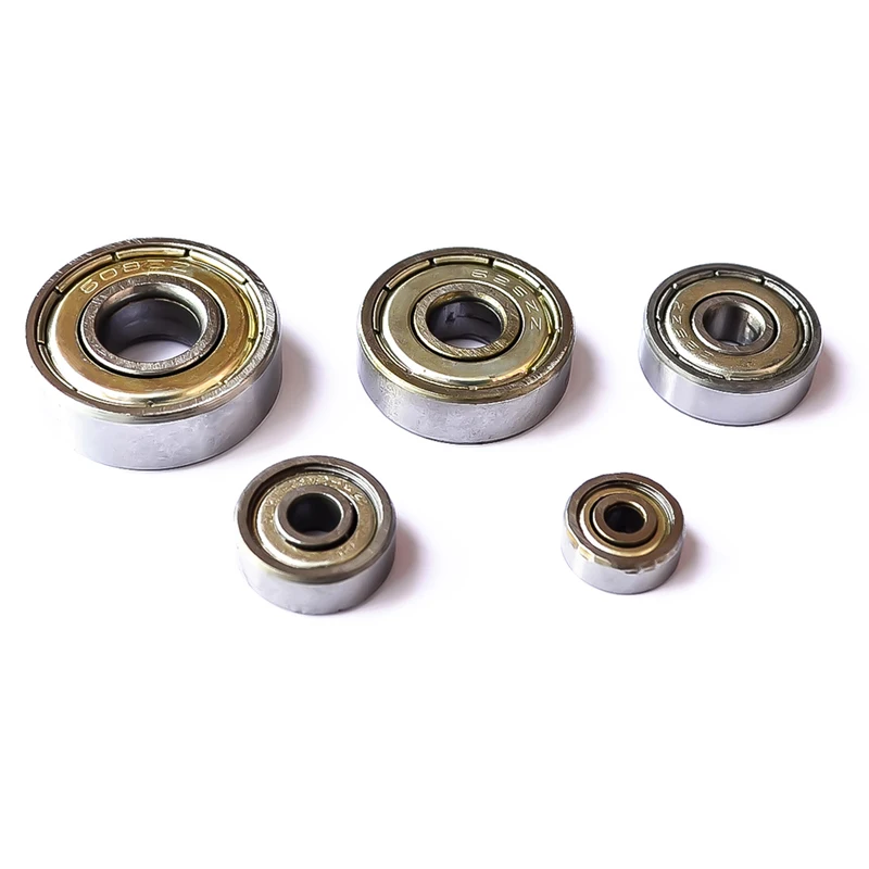 10PCS Double Shield Miniature High Carbon Steel Bearing 608zz 623zz 624zz 635zz 626zz 688zz 3D Printer Parts Flange Wheel