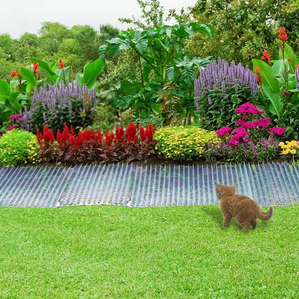 6PCS Cat  Outdoor Scat Mat Pet Mat Train Spike Indoor And Outdoor Cat And Dog Protective Mesh