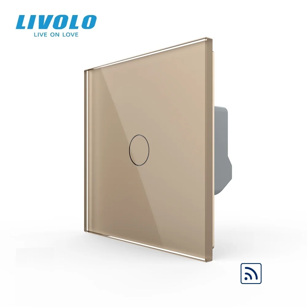 Livolo EU Standard Electrical Wireless 1 Gang Remote Control Wall Light Switches VL-C701R