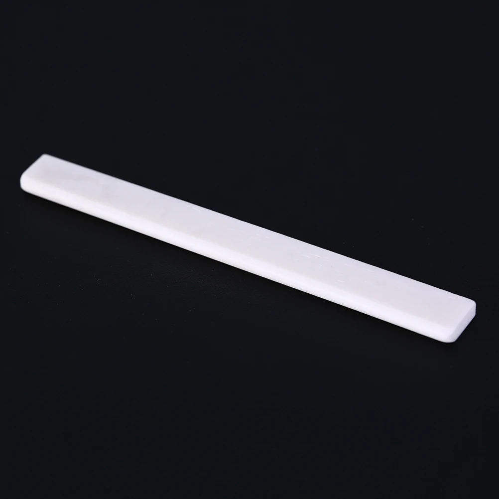 White Guitar Parts 6 String Classical Guitar Bone Bridge  And Nut Ivory Set Music Instruments Replacement Spare Part