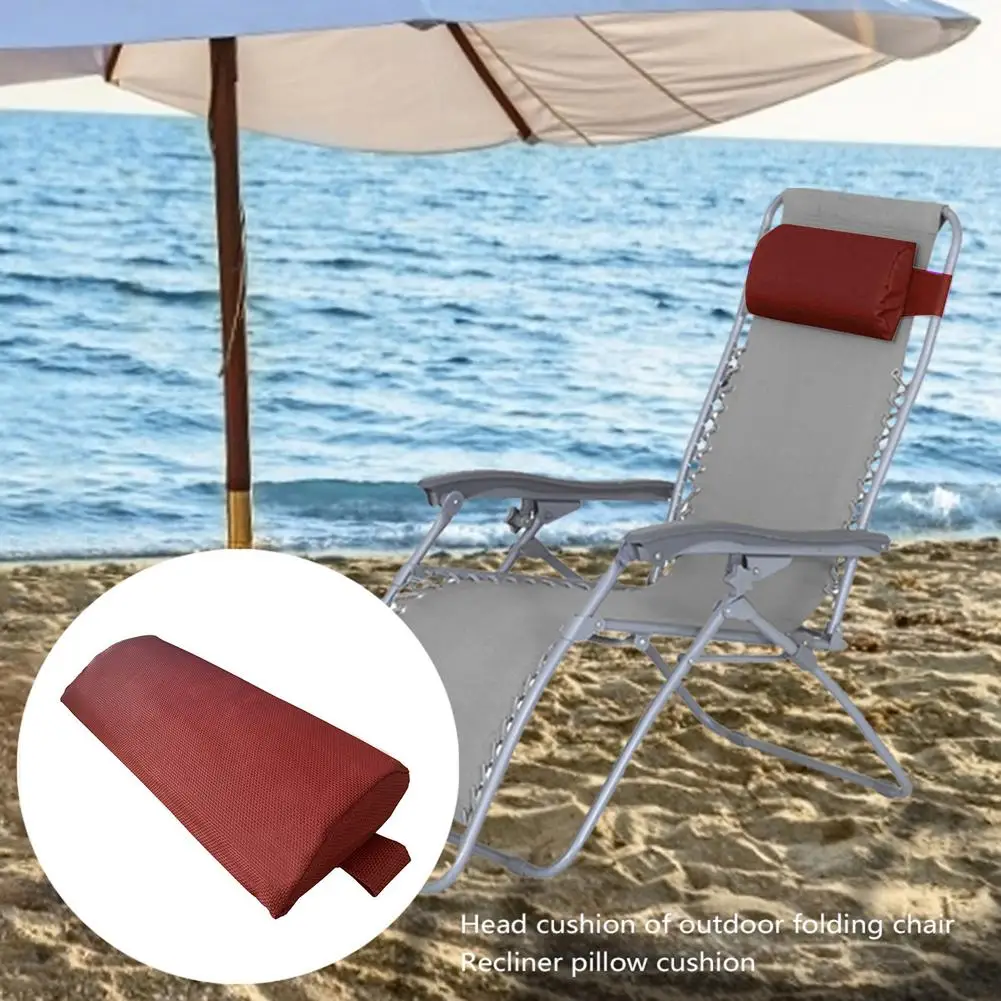 Garden Folding Lounger Head Lunch Break Pillow Comfortable Recliner Outdoor Terrace Recliner Home Chair Accessories