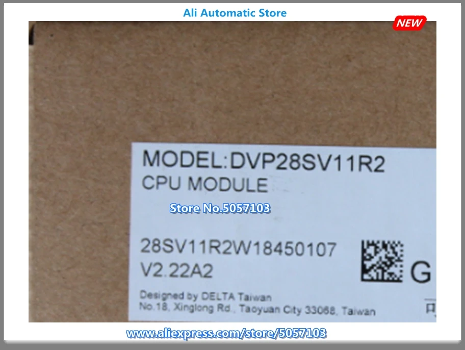 DVP28SV11R2 28-Point Host 16DI 12DO Relay 250VAC 24VDC 2A 4-Channel 200K Input New