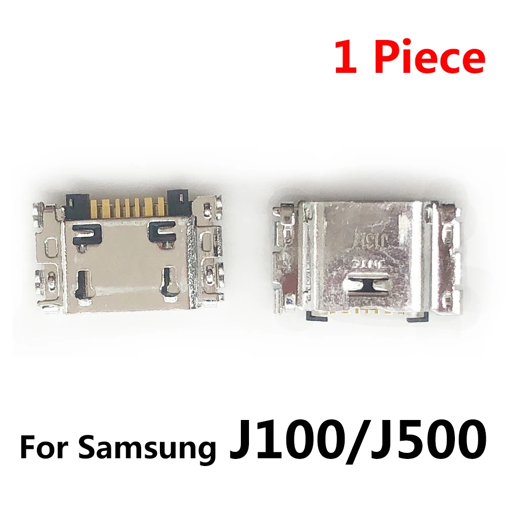 50 개/묶음, 충전기 마이크로 USB 충전 포트 독 커넥터 소켓, 삼성 J5 J7 J330 J530 J730 J1 J100 J500