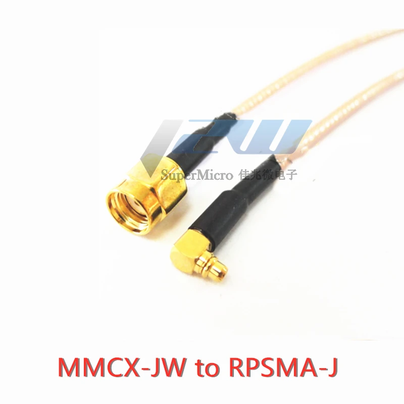 MMCX-J curved male to SMA-K-J female male RG316 line sma to mmcx extension cable