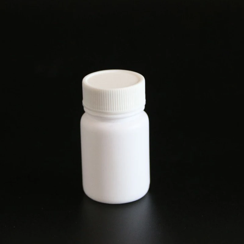 100PCS 15ml/20ml/30ml/60ml/100ml Plastic PE White Empty Seal Bottles Solid Powder Medicine Pill Vials Reagent Packing Containers