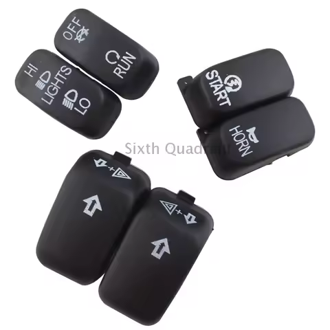 Motorcycle Hand Control Switch Housing Button Cover Cap Kit Fits For Harley Dyna FXDB Sportster XL 1200 883 Touring 1996-2013