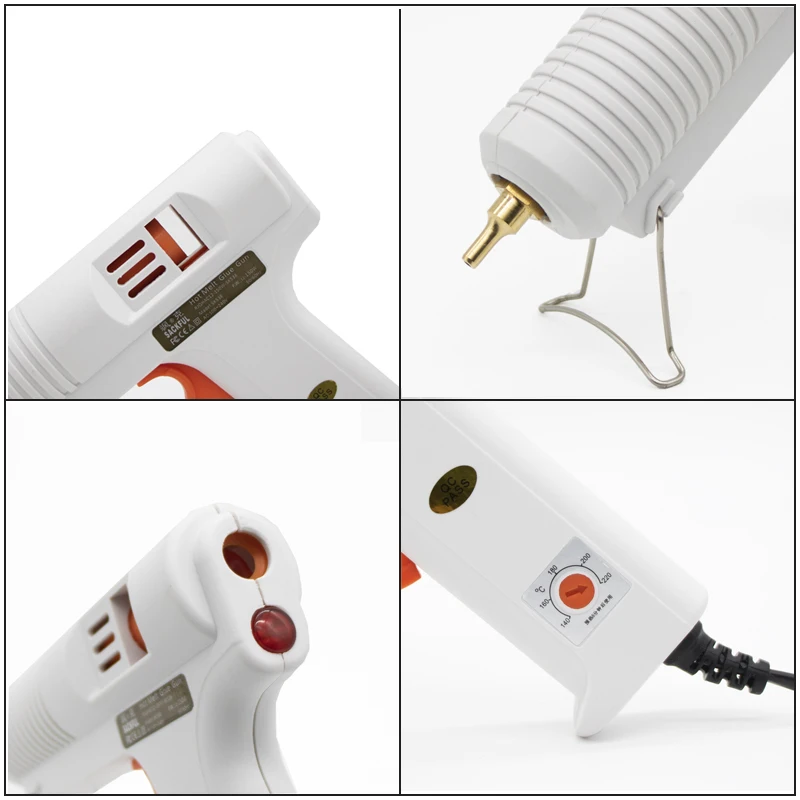 Hot Melt Glue Gun 150W Temperature Ajustable Glue Gun Industrial Craft Hot Gun 1mm Nozzle DIY Repair Hot Melt Gun