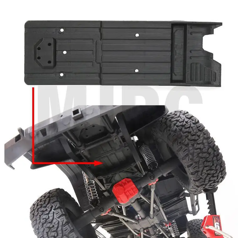 

90046 rear floor back panel mid floor bottom plate shield AXIAL SCX10 90047