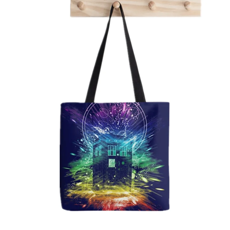 2021 Shopper Van Gogh Tote Bag Print Tote Bag women Harajuku shopper handbag girl Shoulder shopping bag Lady Canvas Bag