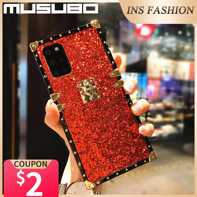 

Musubo Luxury Glitter Case For Samsung Galaxy Note 20 Ultra S20 Fe S10 Plus S9 S8 Note 10 9 Funda Shining Bling Back Cover Coque