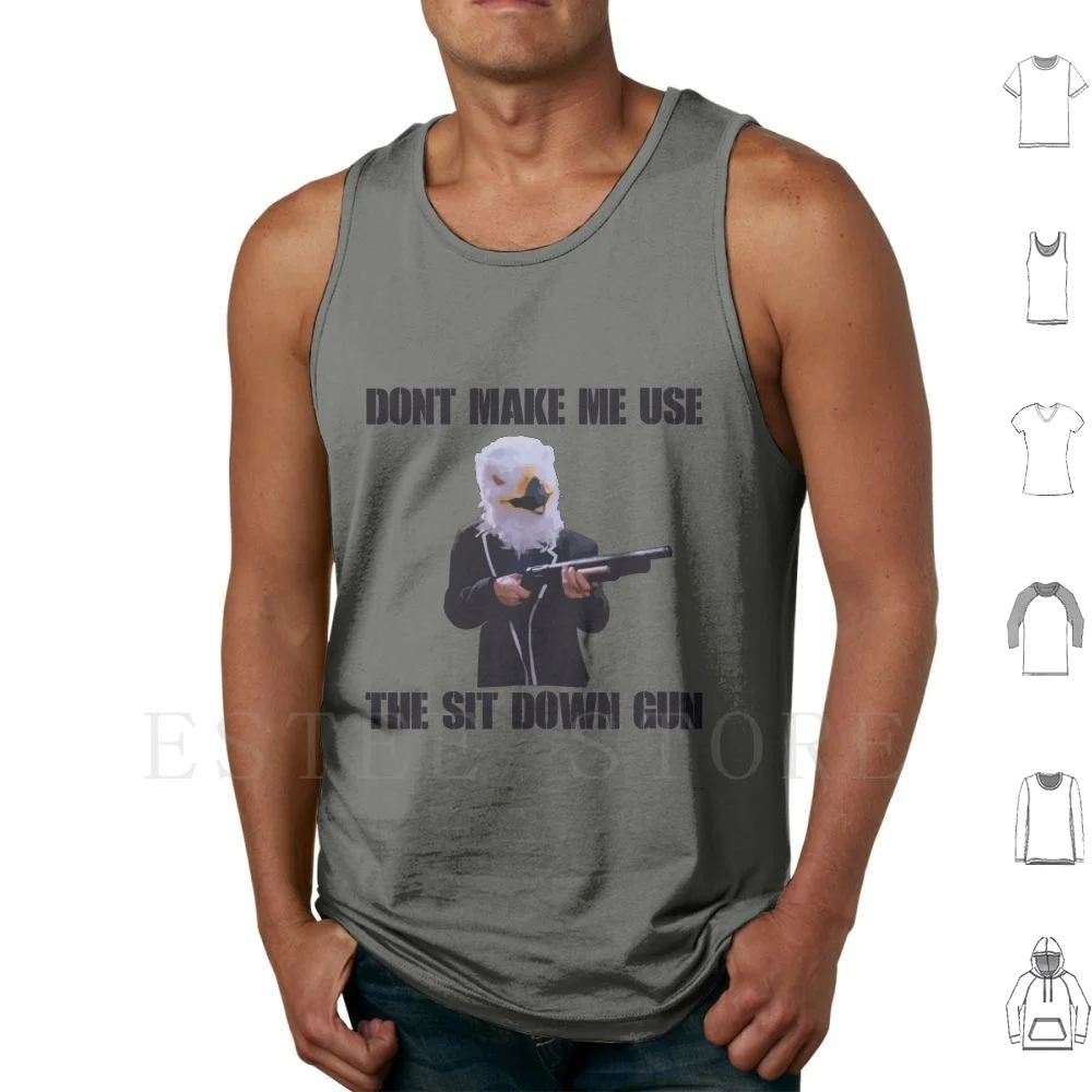 The Sit Down Gun Tank Tops Vest Sleeveless Danger 5 Danger Five Danger 5 Sit Down Gun Colonel Chestbridge