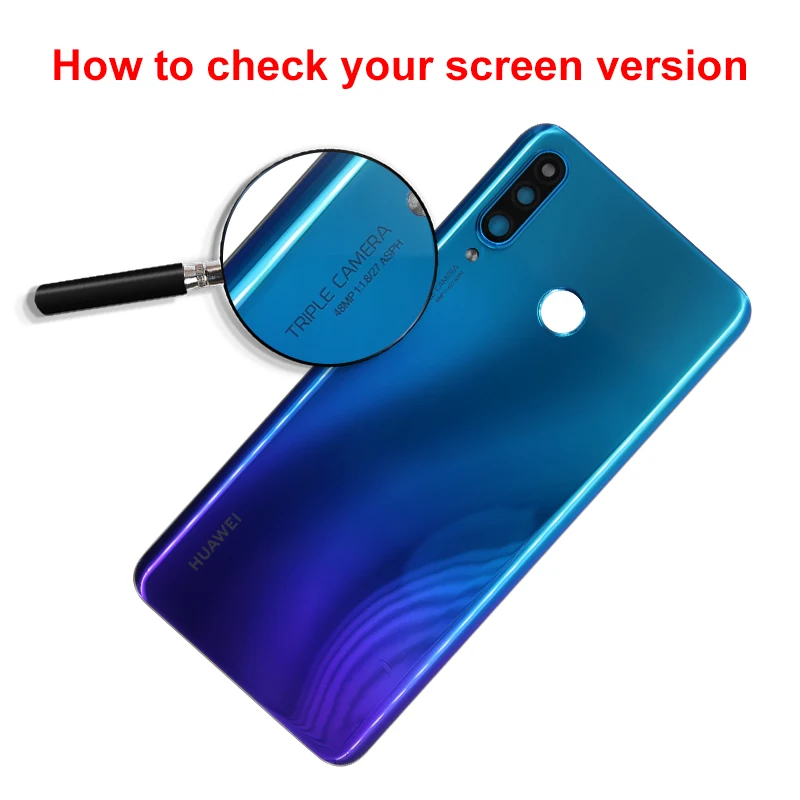 Choice For Huawei P30 Lite LCD Display MAR-L01A Touch Screen Digitizer For Huawei MAR-LX2 MAR-LX1 NOVE 4E Replacement Parts