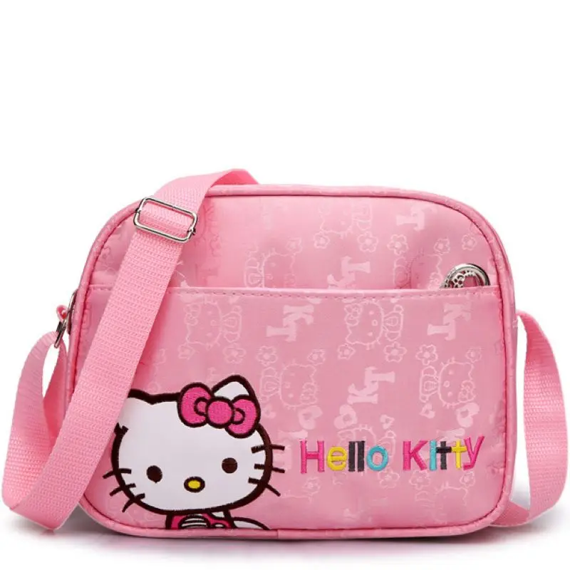 Girls messenger bag exquisite pink small bag cute cartoon compact single room backpack