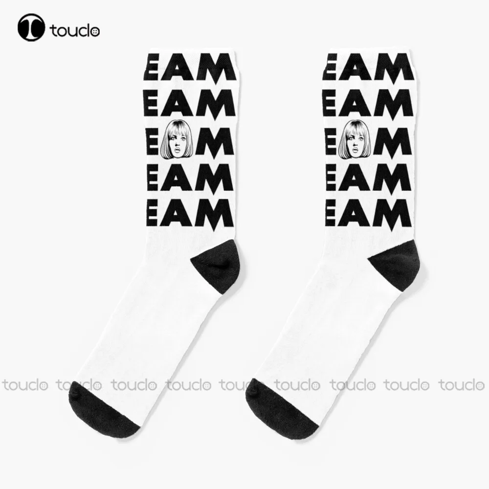 Scream Movie-calcetines negros Unisex, medias con estampado Digital de 360 °, ideal para regalo de Navidad y Año Nuevo, para jóvenes y adolescentes