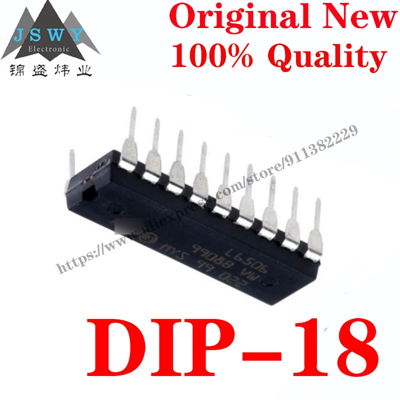 

10~100 PCS L6506 DIP-18 Semiconductor Motor Motion Ignition Controller and Driver IC Chip with for module arduino Free Shipping