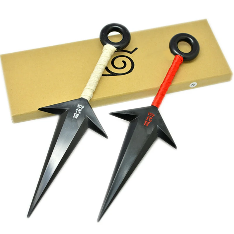 Ninja Darts Toy Anime Arma puntelli per armi Kunai accessorio di quarta generazione Samurai che lancia la decorazione Cosplay di ruolo di Halloween