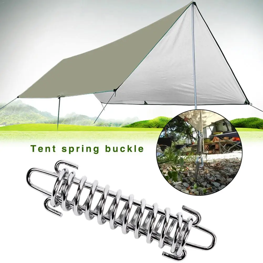 Hook Heavy Rope Buckle Camping Tent Spring Buckle Cord Adjuster Tent Tensioners Rope For Strap Tool Camping Tent Rope Buckle