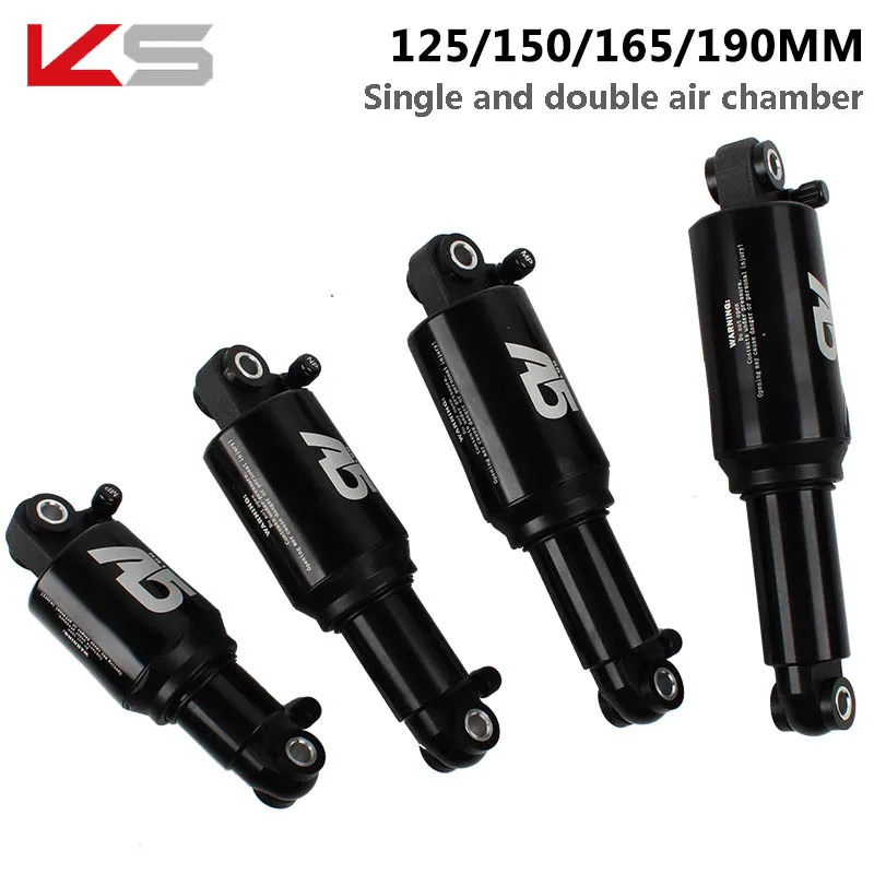 

Dual / Solo Air Rear Shock KS A5 RE Double Single Air Chamber Pressure Mountain Rear Shock Absorber 125/150/165/190mm