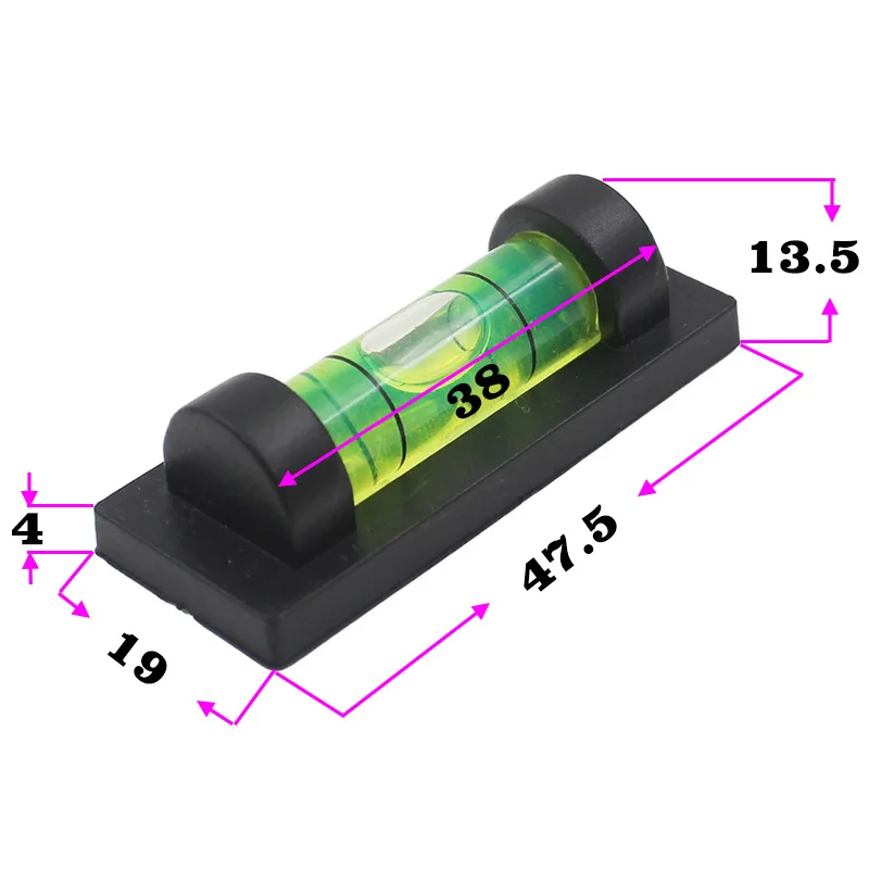 HACCURY Spirit Level magnetic level bubble Protractor Spirit Magnetic for TV Rack Photo Frame Goods Shelf