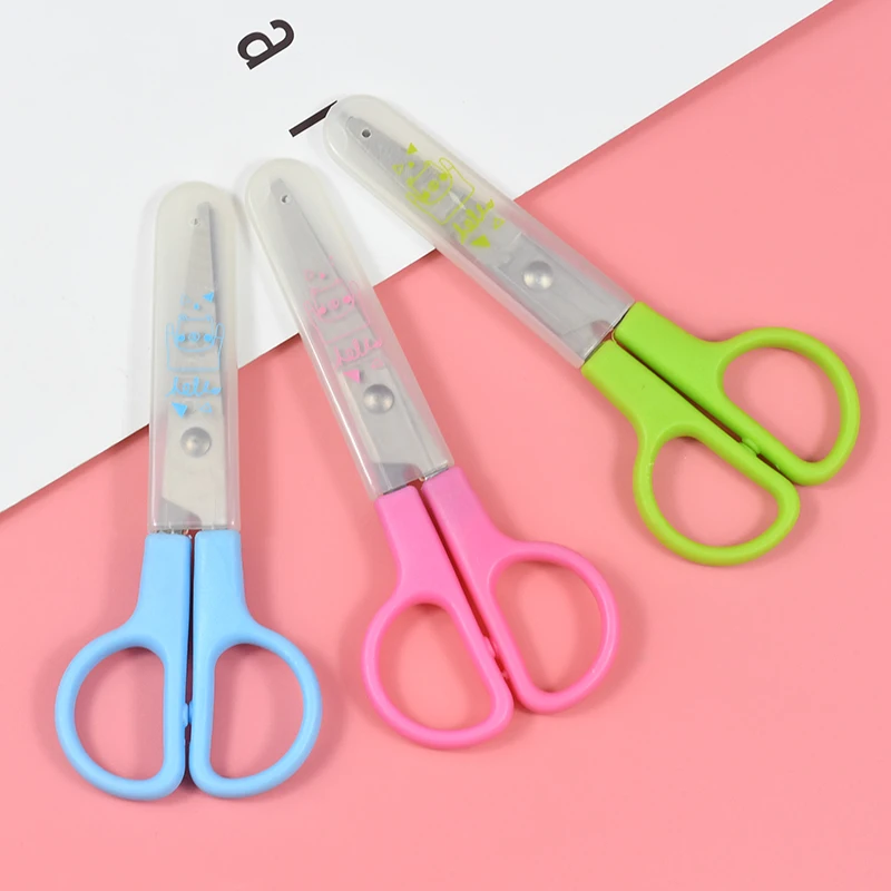 2101 Student Scissor Student Kid Scrapbook Photo Scissor Creative Diary Craft album DIY Handmade Shear Paper Student Scissors