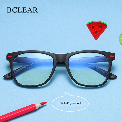 Imagen 1 del producto BCLEAR Montura de gafas para niños y niñas Montura de gafas para niños Gafas de calidad flexibles para protección y corrección de la visión