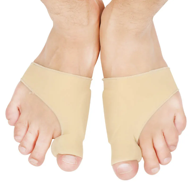 2pcs=1Pair Toe Separator Hallux Valgus Corrector Feet Bone Thumb Adjuster Toe Separator Pedicure Socks Pain Relief Bunion Device