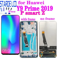 Original6.59'' For Huawei Y9 Prime 2019 LCD Display Touch Screen Digitizer Assembly with Frame P Smart Z LCD JKM-LX1 JKM-LX2 LX3