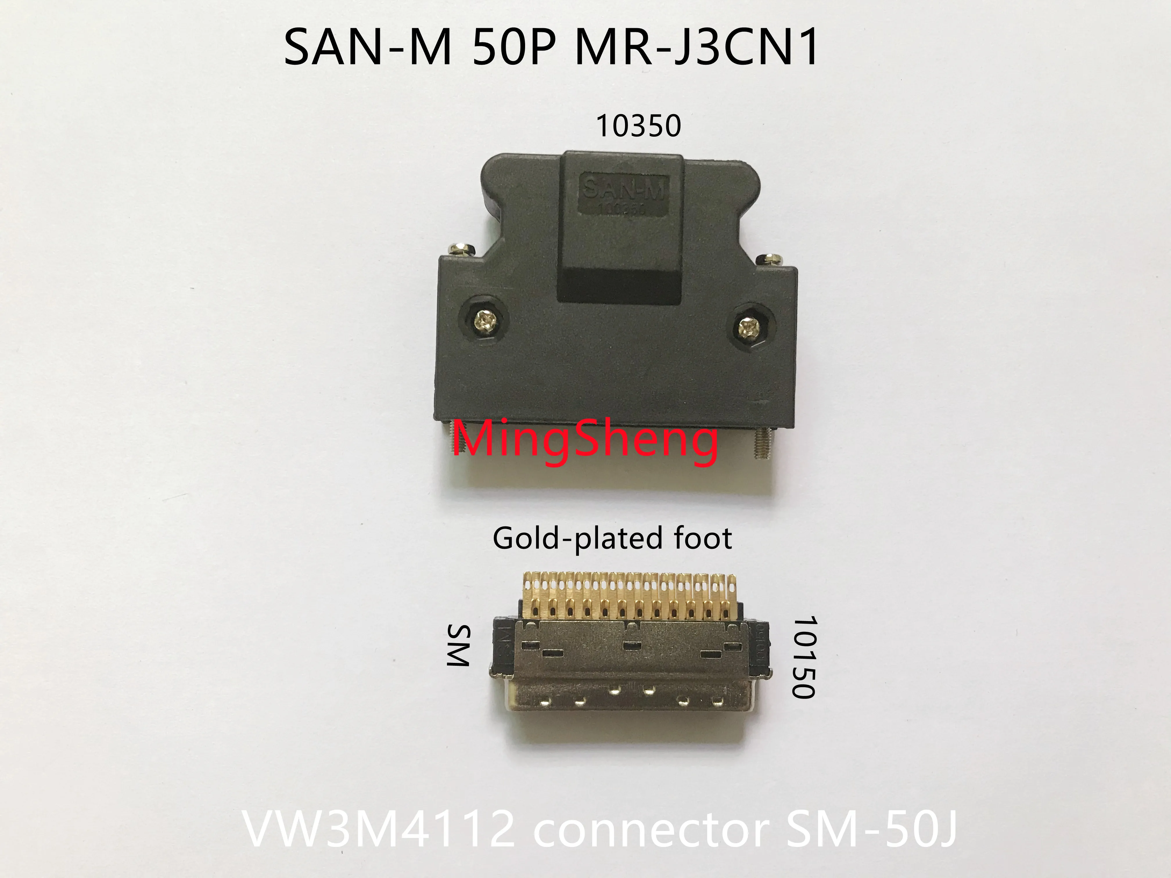 

Original new 100% SAN-M 50PIN gold-plated 10350 MR-J3CN1 VW3M4112 connector SM-50J