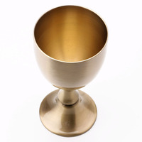 100ML Vintage Hand-made Pure Copper Wine Glass Water Goblet Unique Retro Wine Cup Mini Cup Champagne Cup Red Wine Chalice LBS