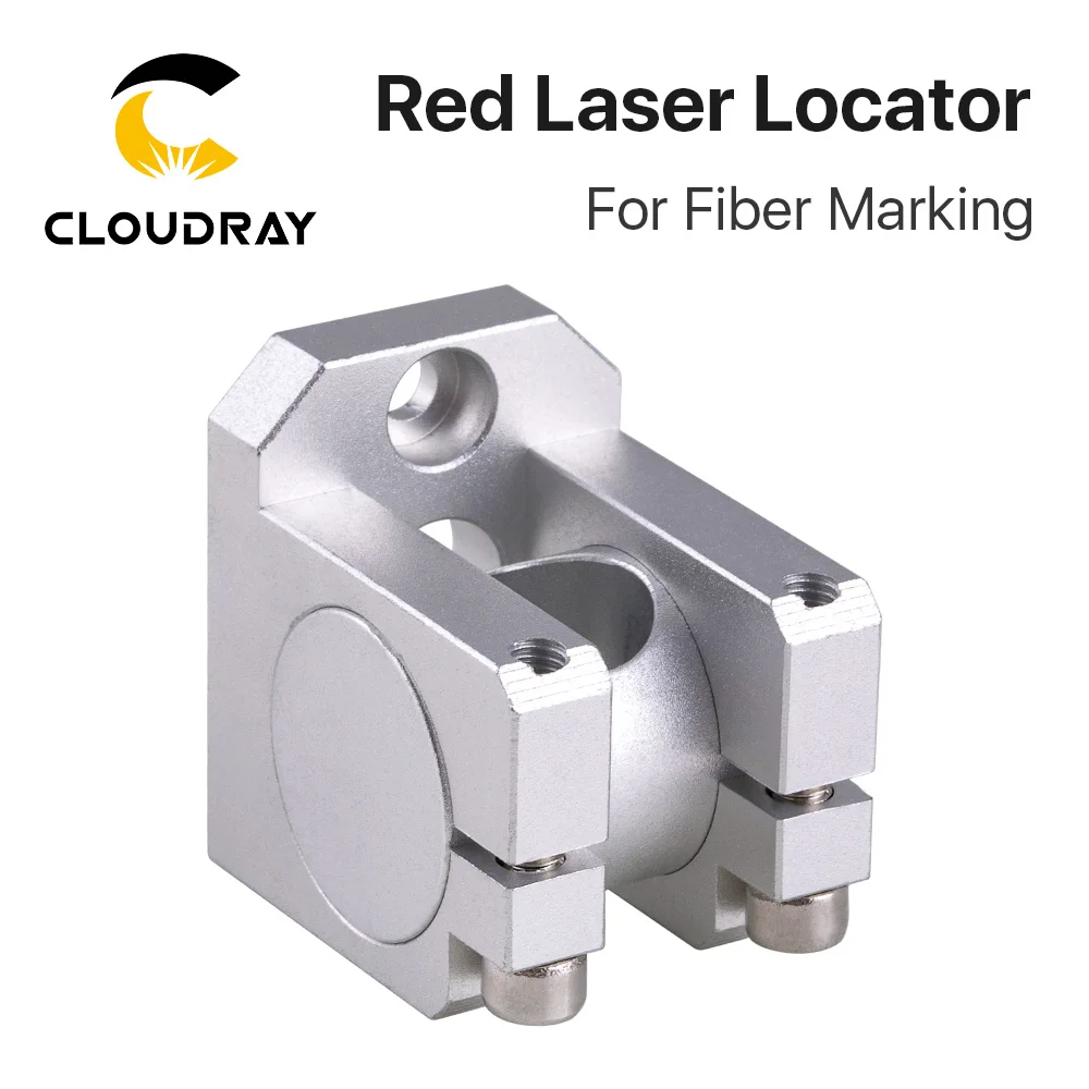 Cloudray czerwony lokalizator laserowy lokalizator z czerwoną kropką średnica części 12mm ścieżka optyczna akcesoria do maszyny do znakowania metali światłowodowych