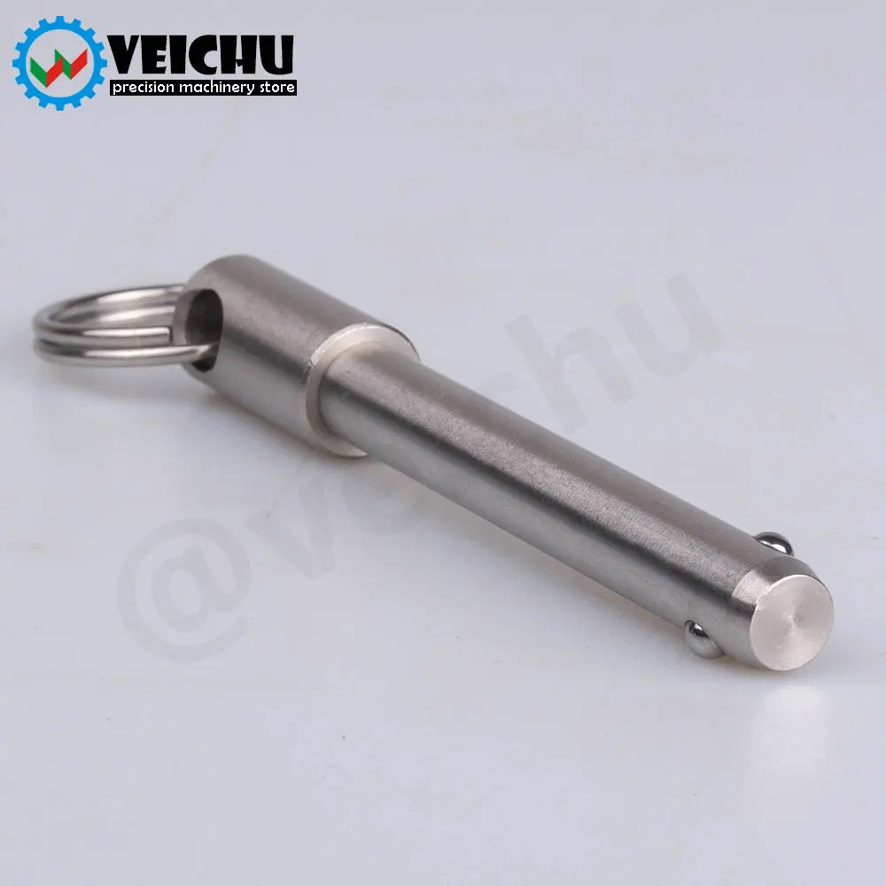 VCN115.1  1pcs  Stainless Steel Safety Pins Key Ring Ball Lock Pin For Quick And Easy Locking/Connection Of Parts And Tools