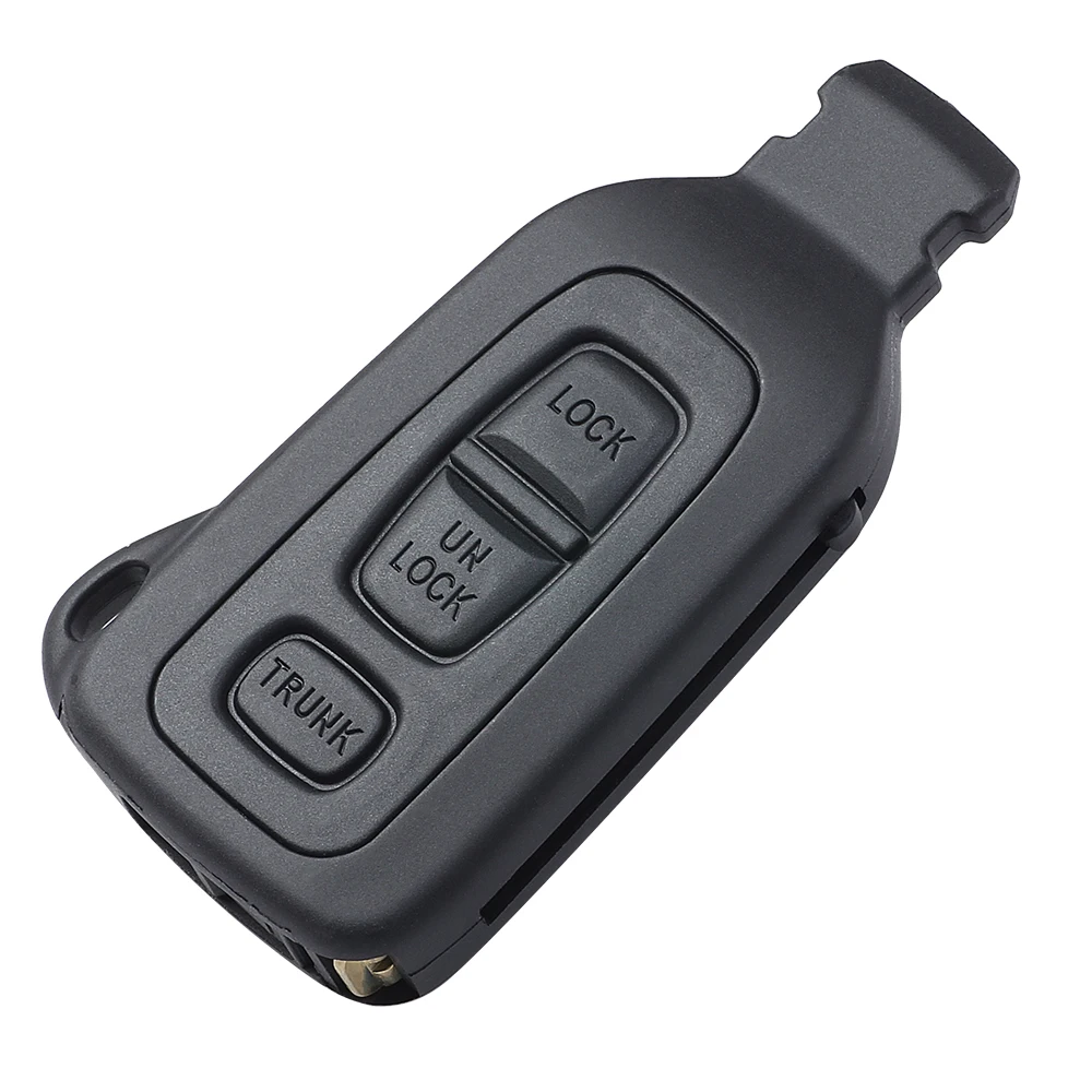 KEYECU 2/3 Tasten Für Lexus LS430 2002 2003 2004 2005 2006, Smart Key Shell Fall Fernbedienung Abdeckung Fob Mit Uncut Klinge HYQ12BZE – Detail 5