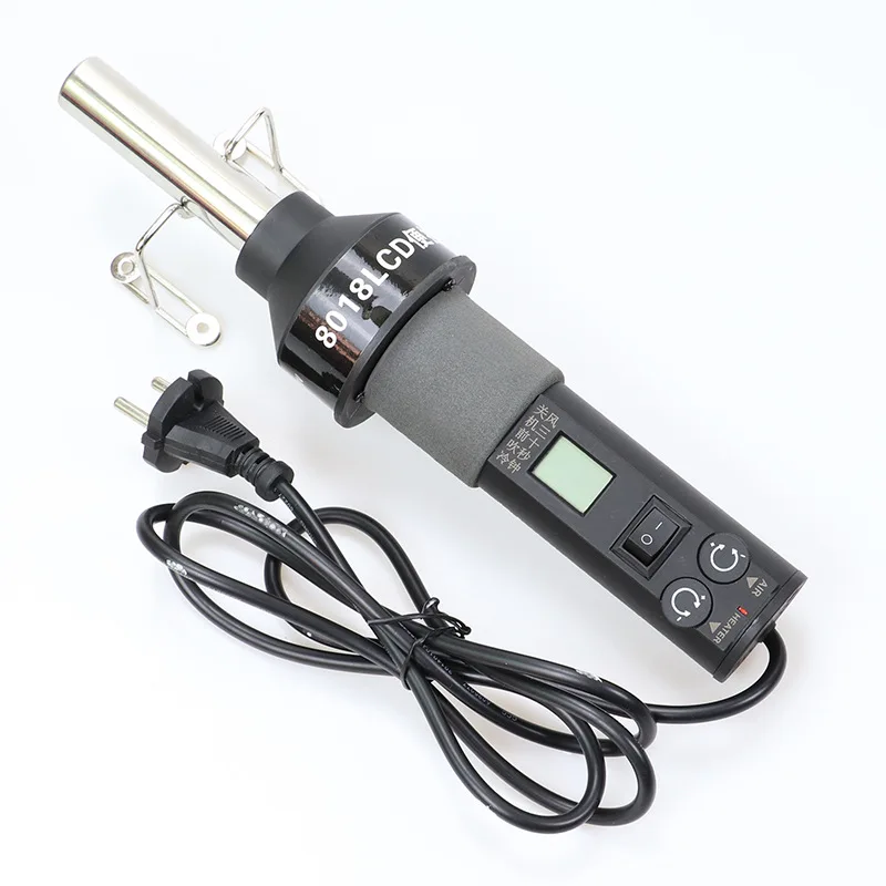 Imagem -03 - Pistola de ar Quente Gj8018lcd Ferramentas de Soldagem Temperatura Ajustável Preto Aquecedor Eletrônico Bga Bico