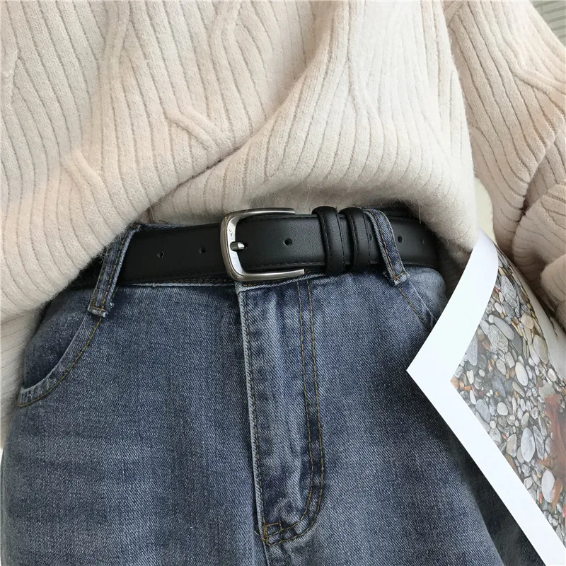 

Women's Runway Fashion PU Leather Cummerbunds Female Dress Coat Corsets Waistband Belts Decoration Narrow Belt R106